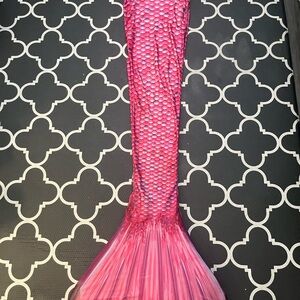 Pink Mermaid Tail for Swimming
